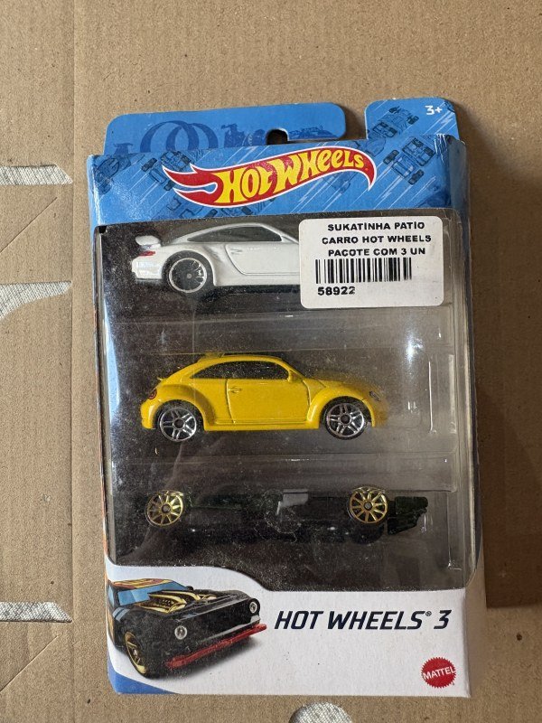 Hot Wheels 3 - Pacote com 3 Carros